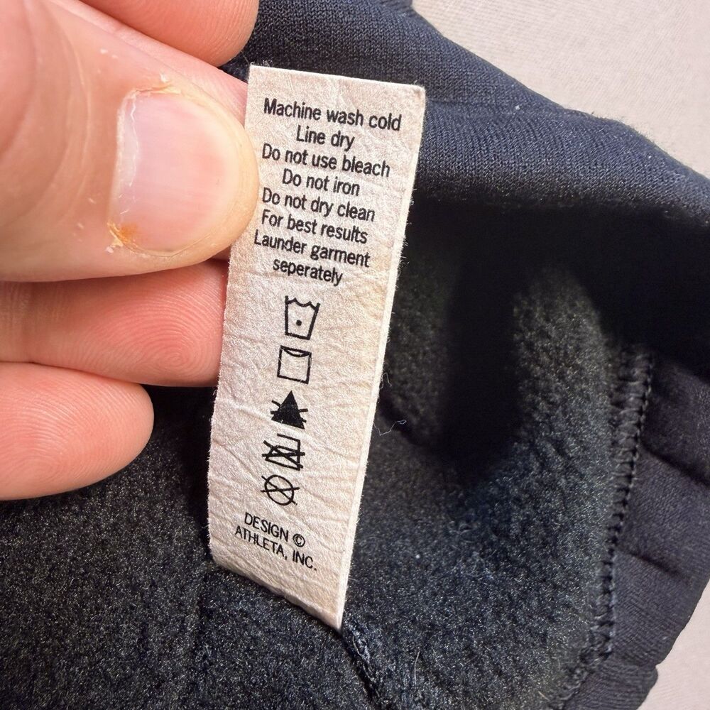 Athleta Black Hoodie Zip Up Women’s Size XL - Picture 7 of 8